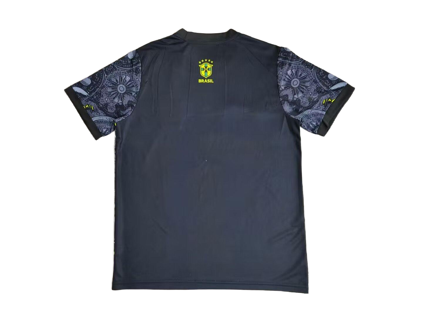 Brazil 2025 Jesus Grey/Black Limited Edition Fan Version Jersey