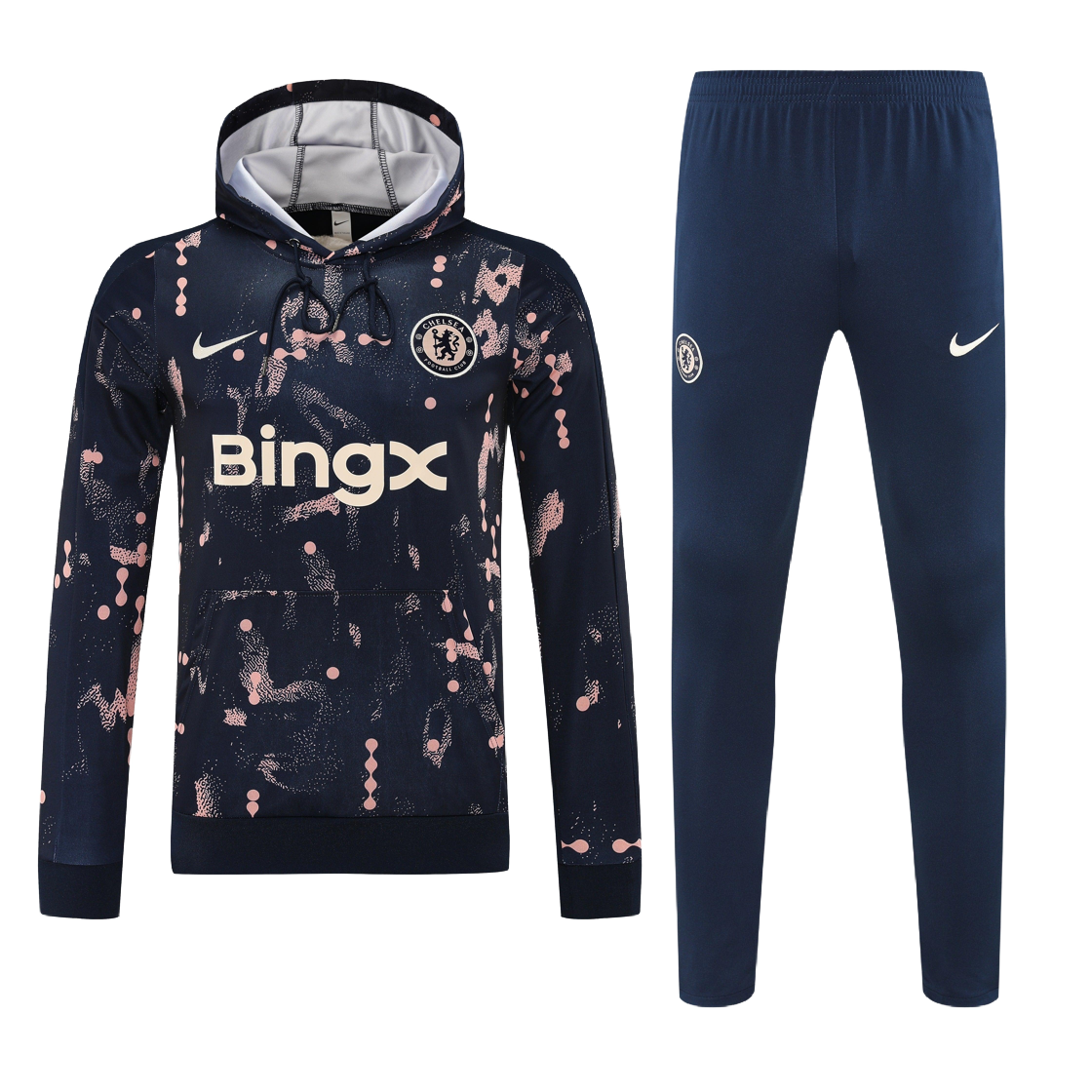 *NEW* Chelsea Hooded Blue / Peach Adults Tracksuit