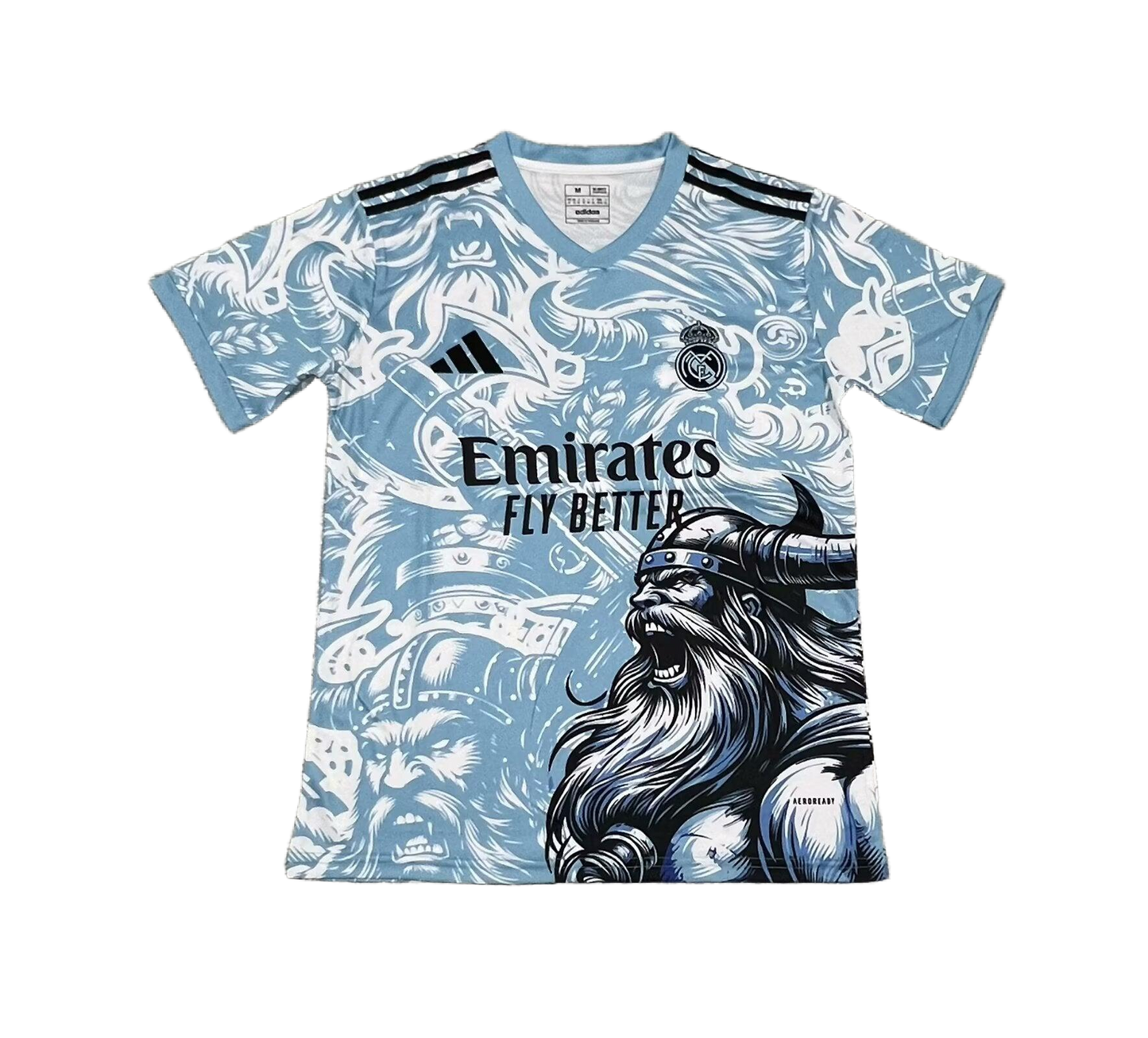 *NEW* Real Madrid Limited Edition Blue Viking Jersey - Fan Version