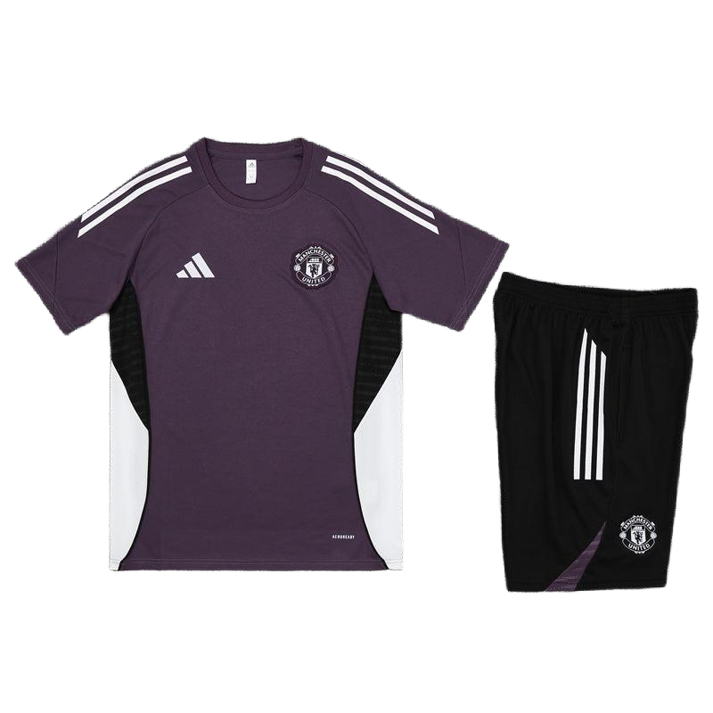 *NEW* 2025/26 Manchester United Purple/Black Kids Training Kit