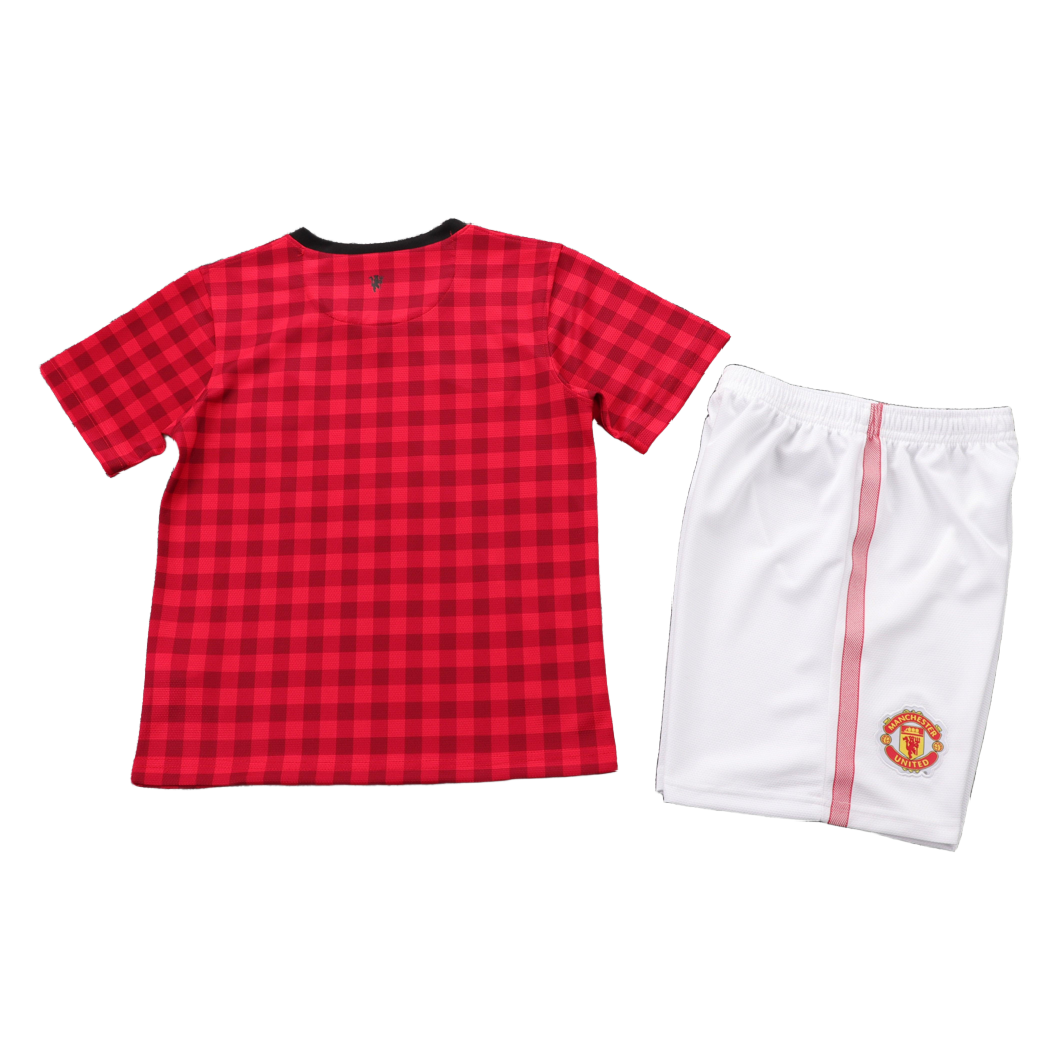 Manchester United 2012-13 Home Kids Retro Kit