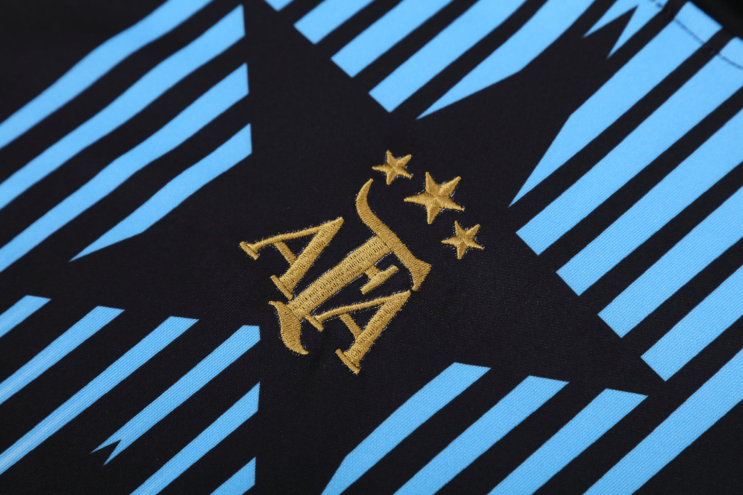 *NEW* Argentina Blue Stripe Black Stars Hooded Adults Tracksuit
