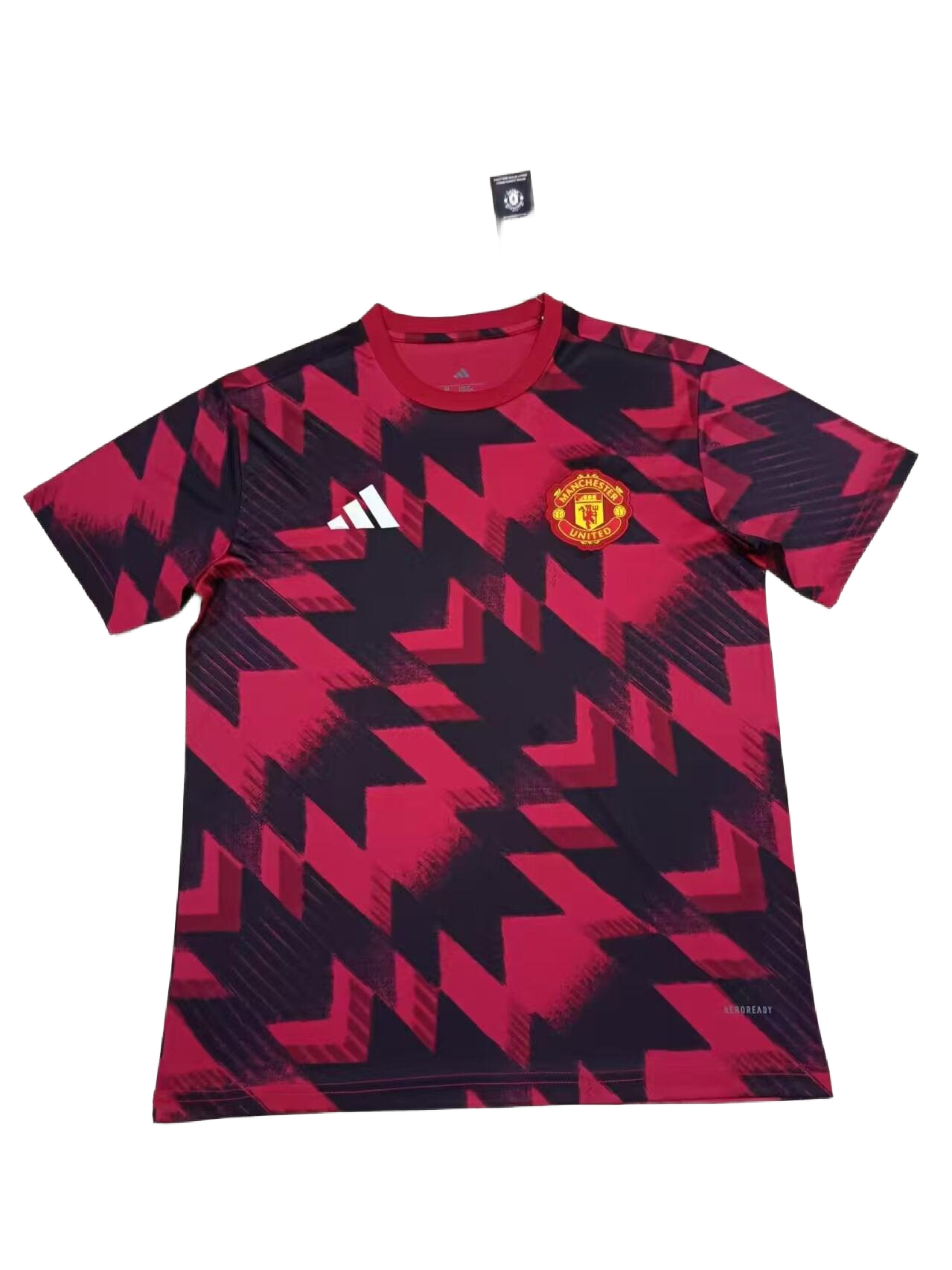 2024/25 Manchester United Red/Black Training Jersey - Fan Version
