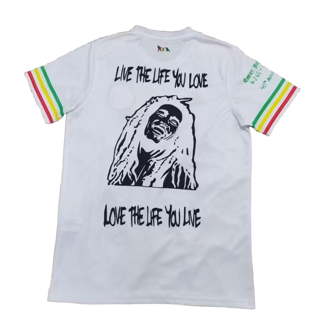 *NEW* 2025 Ajax Bob Marley White Jersey - Fan Version