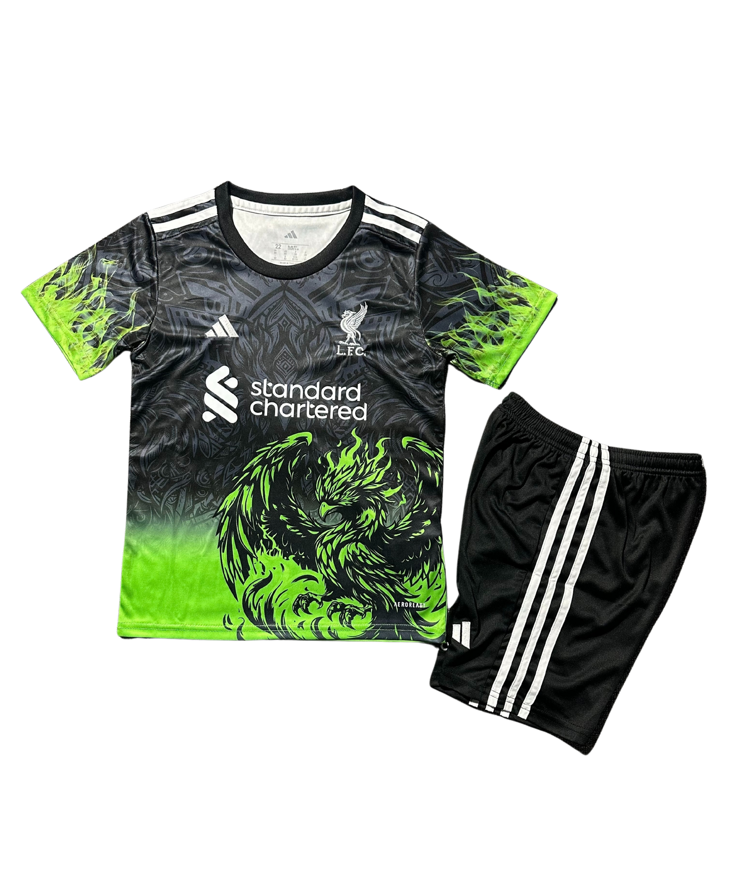 *NEW* 2025/26 Liverpool Green Phoenix Limited Edition Kids Kit