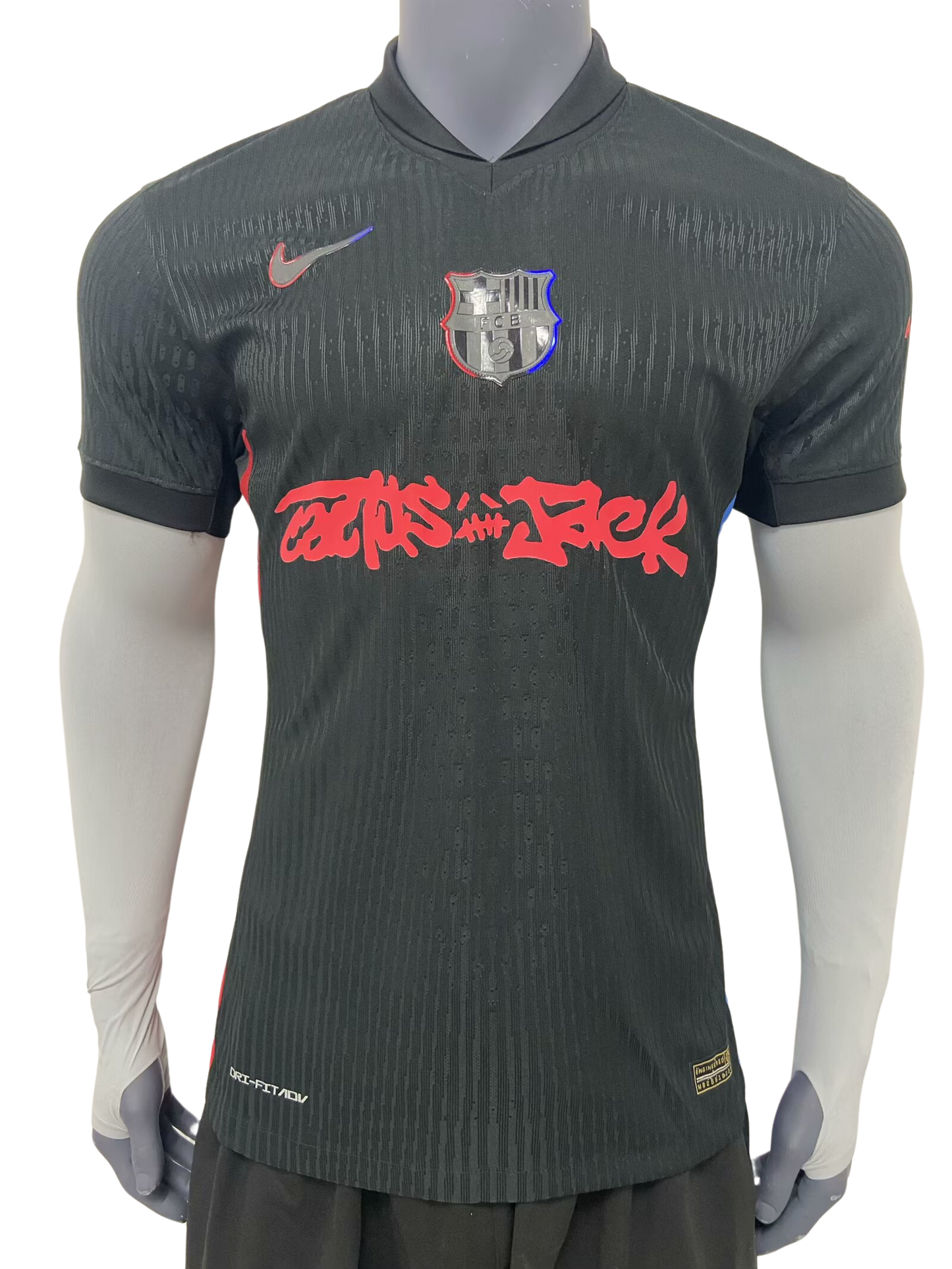 *NEW* 2025/26 Barcelona x Cactus Jack Limited Edition Black Player Version Jersey