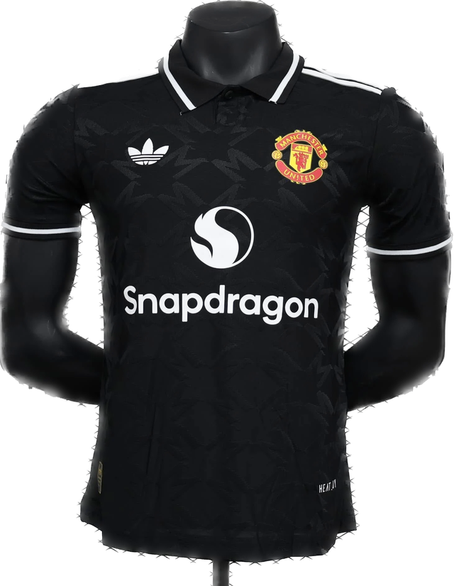 2024/25 Manchester United Black Shirt - Player Version