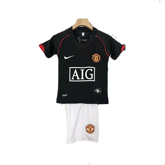 Manchester United 2007-08 Away Kids Kit - Retro