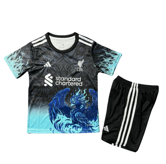 *NEW* 2025/26 Liverpool Blue Phoenix Limited Edition Kids Kit