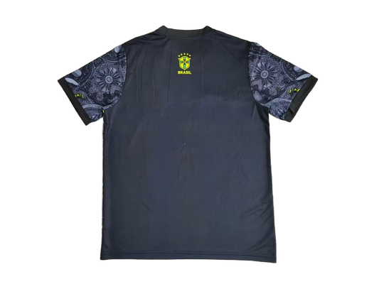 Brazil 2025 Jesus Grey/Black Limited Edition Fan Version Jersey