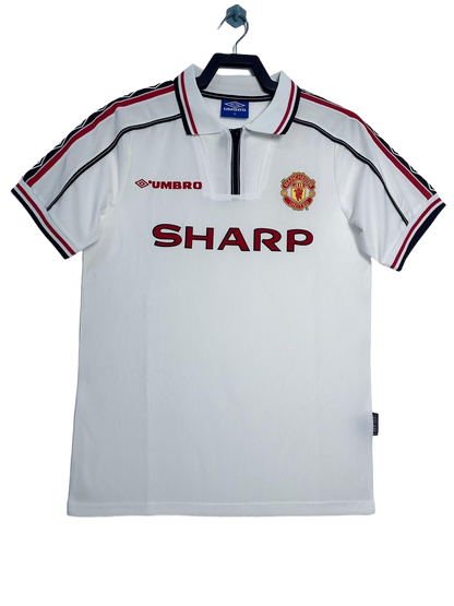 Manchester United 1998/99 White Jersey - RETRO