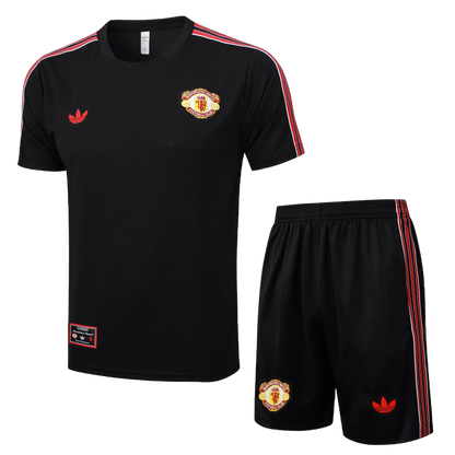 *NEW* 2025/26 Manchester United Black Terrace Icons Kids Kit