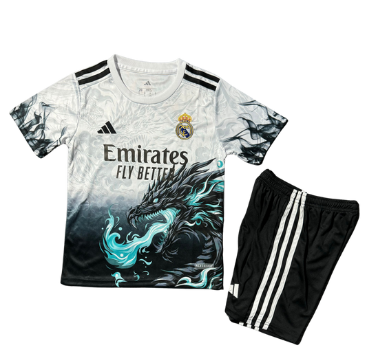 *NEW* 2025/26 Real Madrid White Dragon Limited Edition Kids Kit