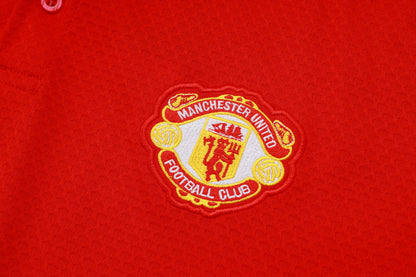 *NEW* 2025/26 Manchester United Terrace Icon Red Polo & Black Joggers