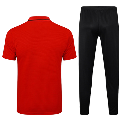 *NEW* 2025/26 Manchester United Terrace Icon Red Polo & Black Joggers