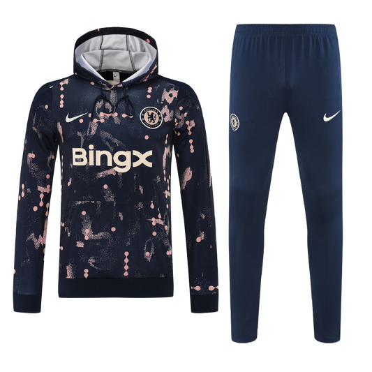 *NEW* Chelsea Hooded  Blue / Peach Adults Tracksuit