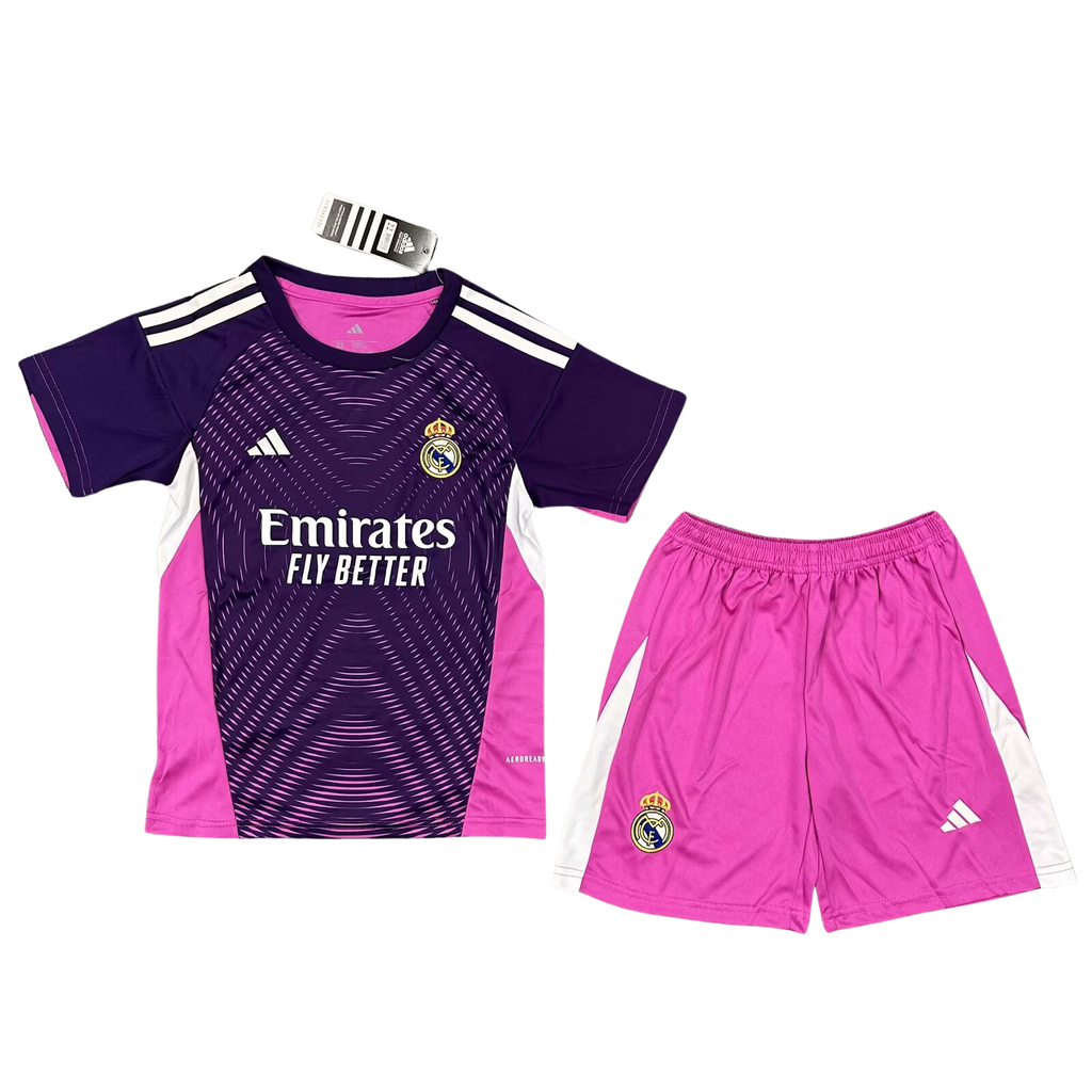 2025/26 Real Madrid GK Purple Kit [Kids]