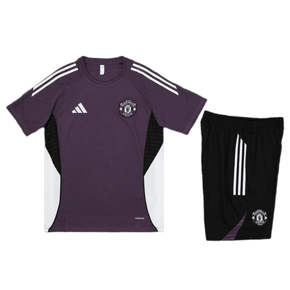 *NEW* 2025/26 Manchester United Purple/Black Kids Training Kit
