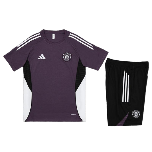 *NEW* 2025/26 Manchester United Purple/Black Kids Training Kit