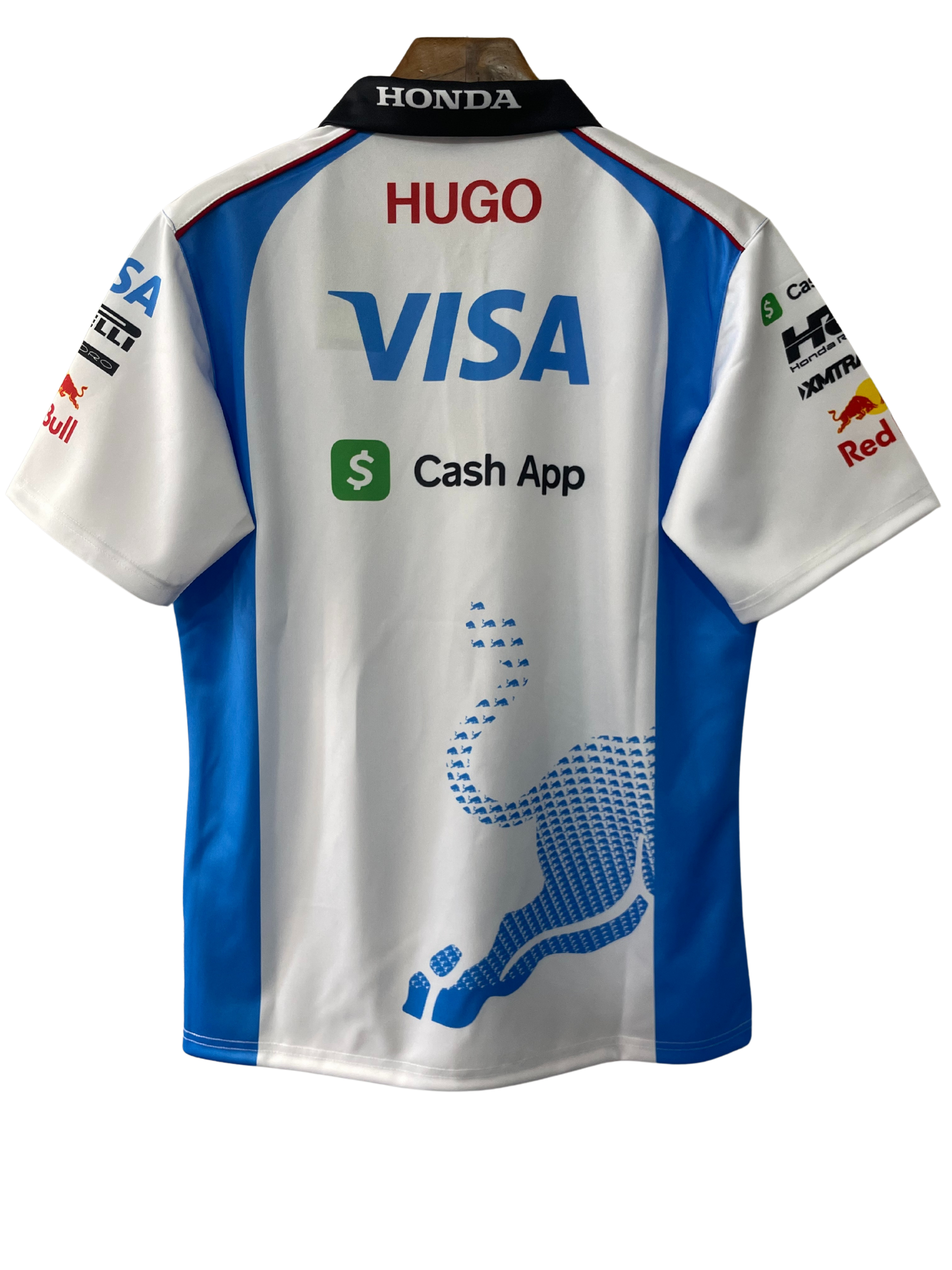 Red Bull 2025 White/Blue Polo