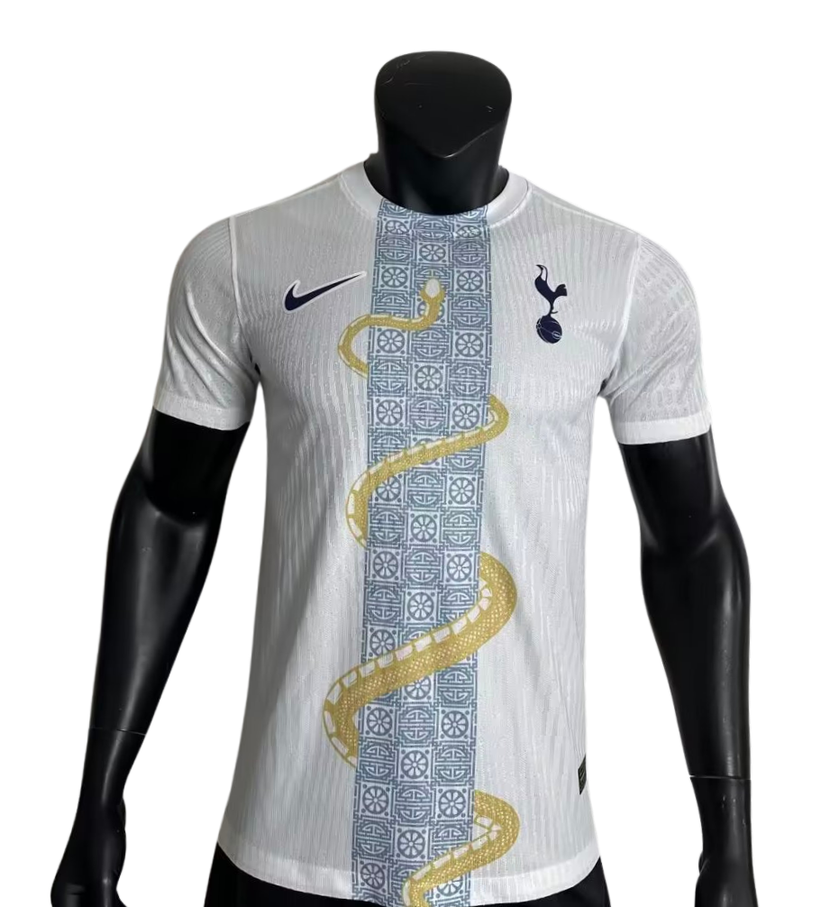 Tottenham 2025 White/ Gold Snake Limited Edition Jersey [Player]