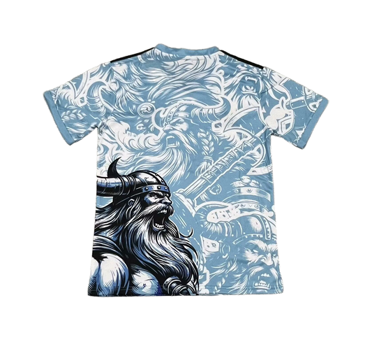 *NEW* Real Madrid Limited Edition Blue Viking Jersey - Fan Version