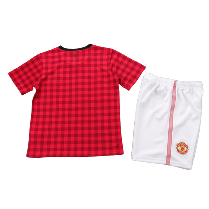 Manchester United 2012-13 Home Kids Retro Kit