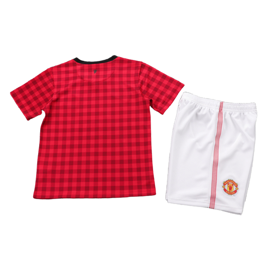 Manchester United 2012-13 Home Kids Retro Kit