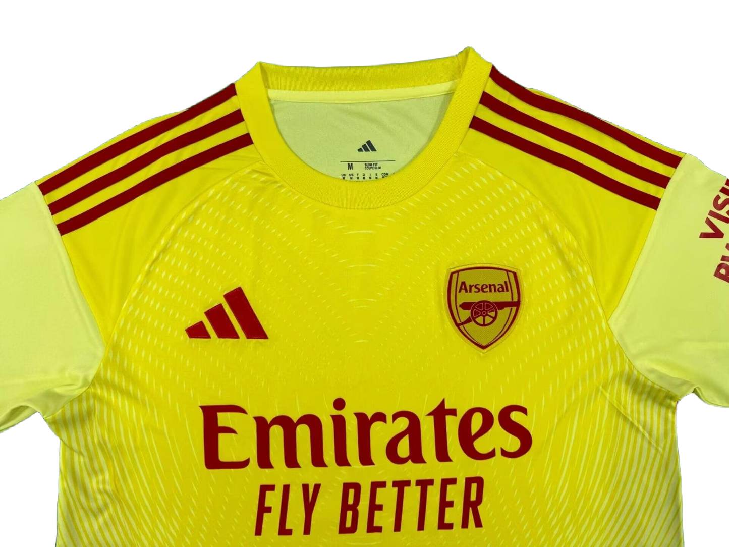 *NEW* 2025/26 Arsenal Yellow Goalkeeper Jersey - Fan Version