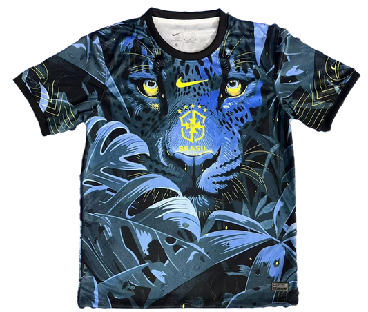 Brazil 2025 Blue Tiger Limited Edition Fan Version Jersey