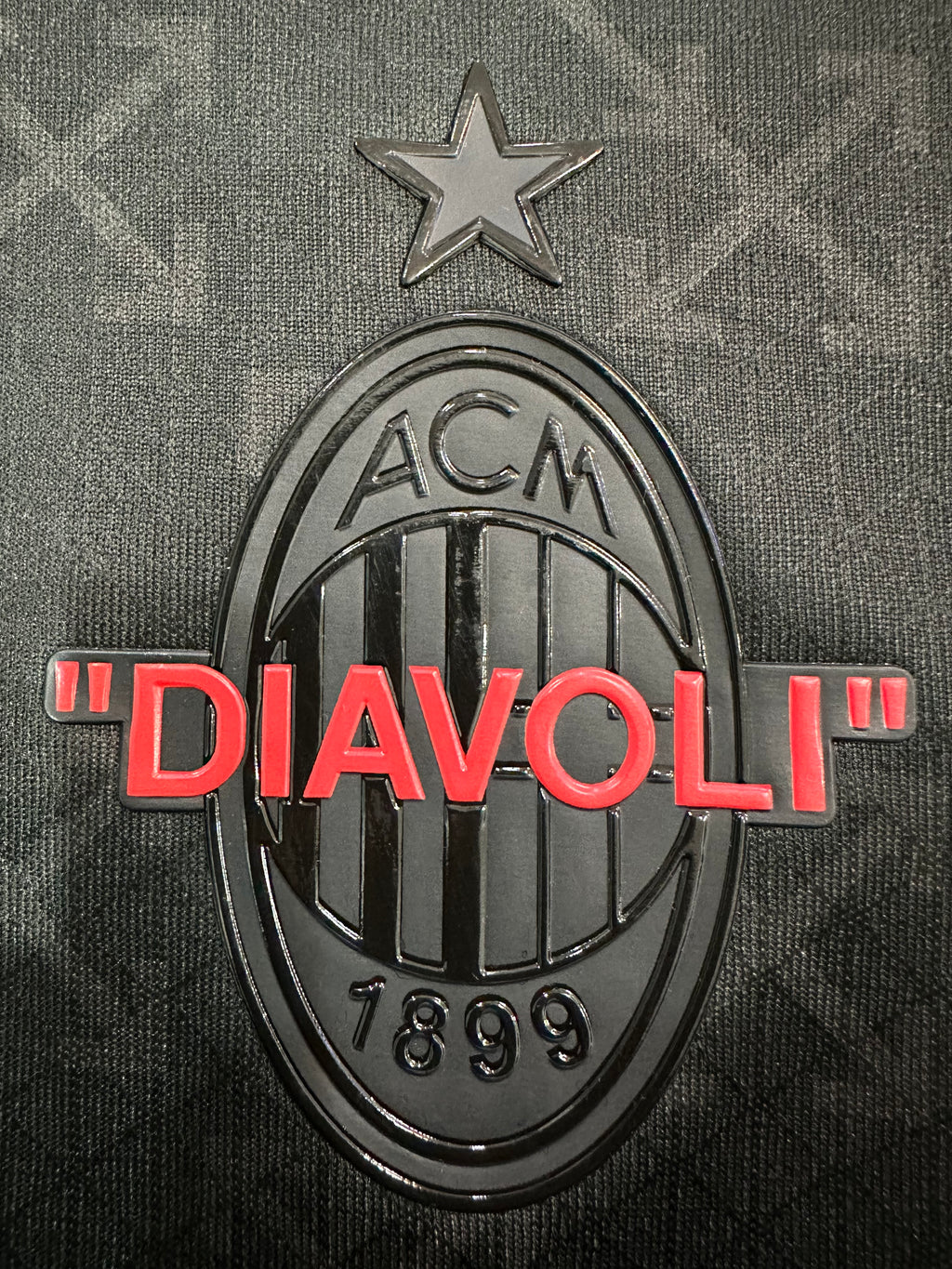 AC Milan x OffWhite 2024/25 Fourth Black Jersey [Player]