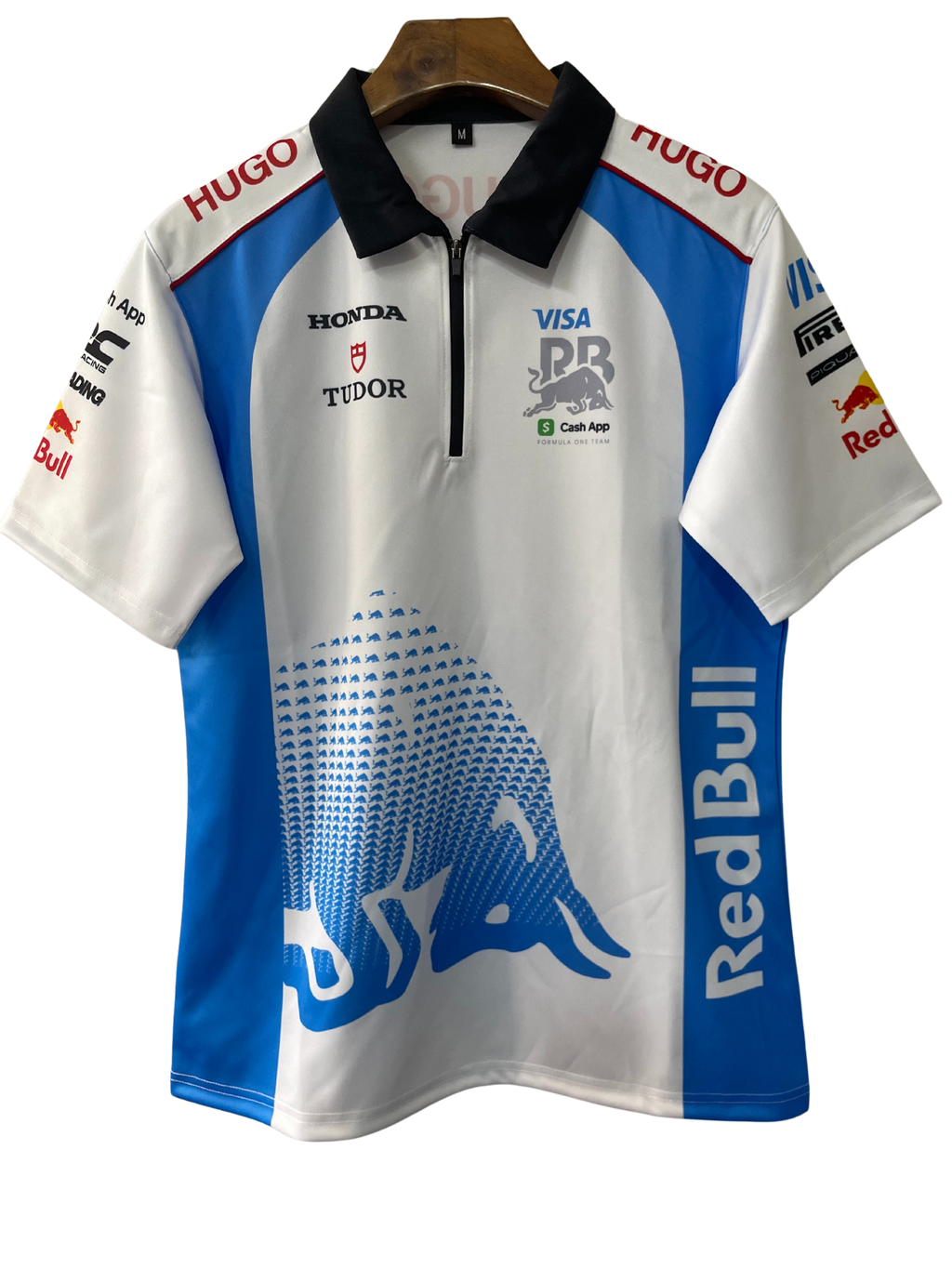 Red Bull 2025 White/Blue Polo