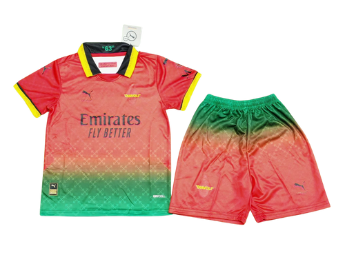 2025/26 AC Milan x OW Red & Green [Kids]