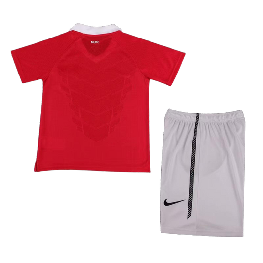 Manchester United 2010-11 Home Kids Kit - Retro