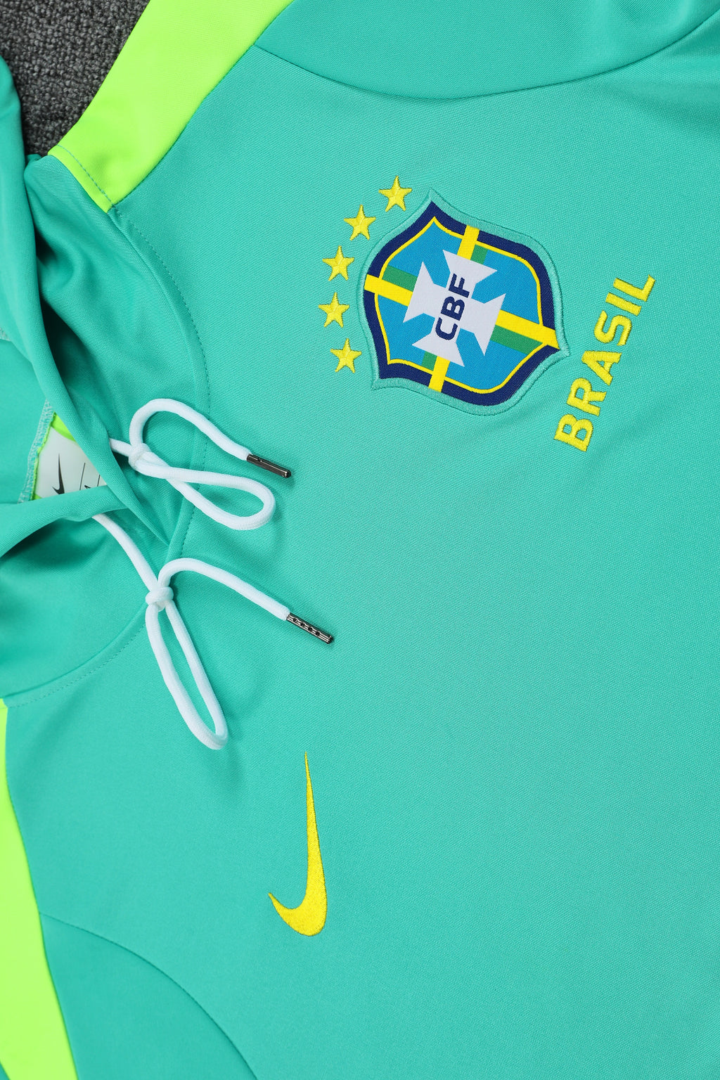 2025/26 Brazil Hooded Aqua Tracksuit [Adults]