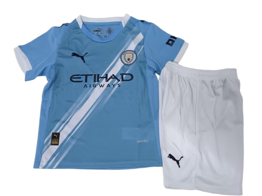 2025/26 Manchester City Home Kids Kit