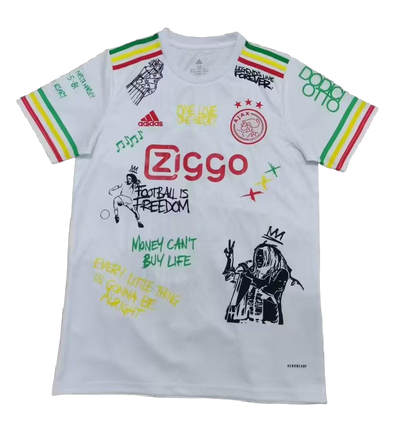 *NEW* 2025 Ajax Bob Marley White Jersey - Fan Version