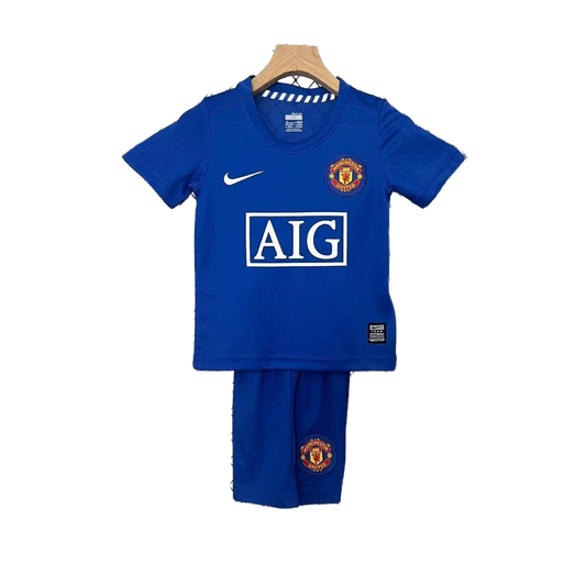 Manchester United 2008-09 Third Kids Kit - Retro