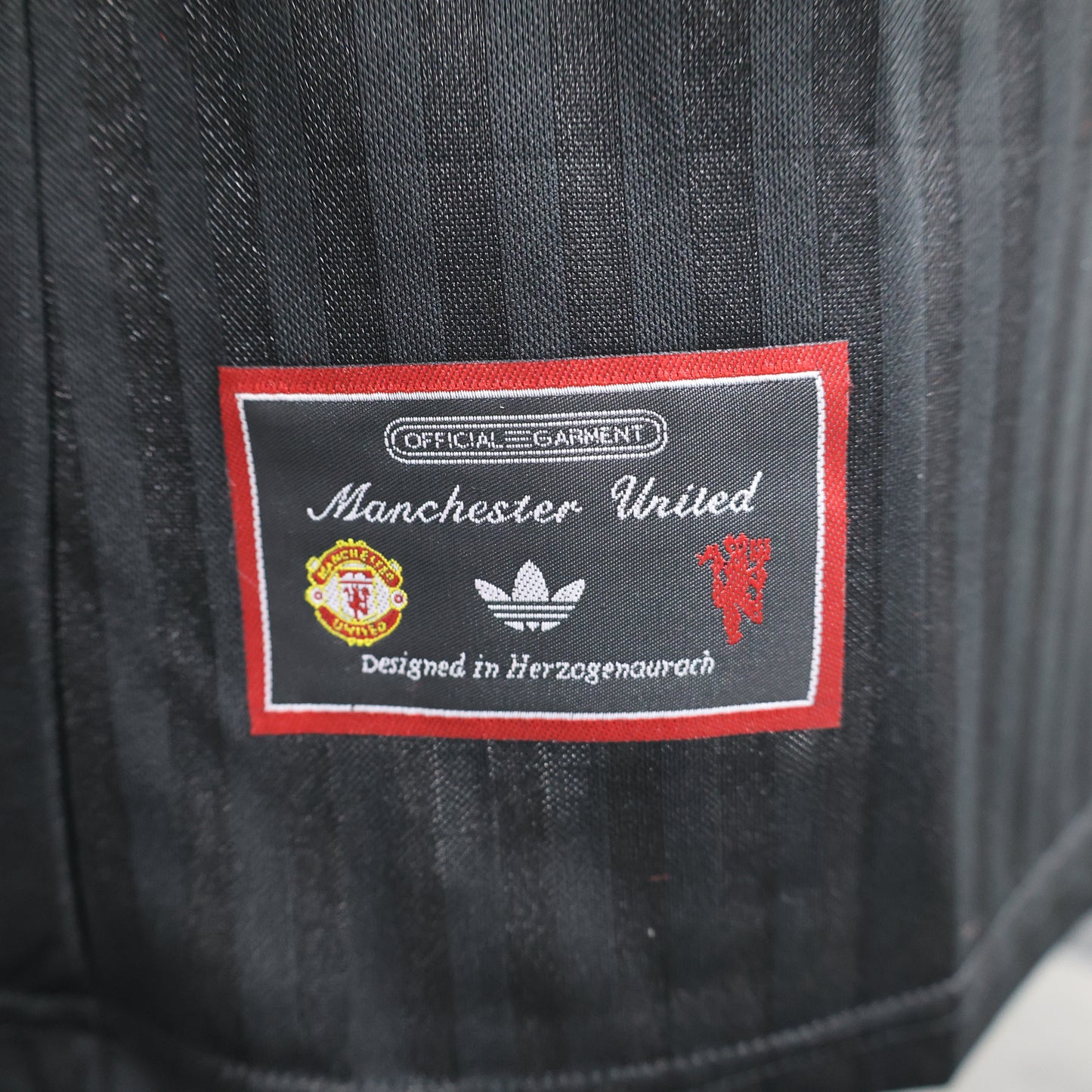 2025 Manchester United Terrace Icons Black Jersey - Player Version