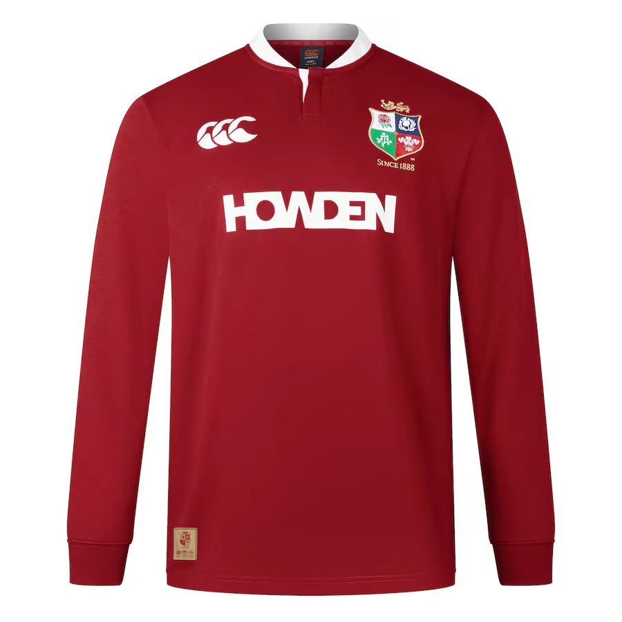 British & Irish Lions Rugby 2025 Home LS Jersey