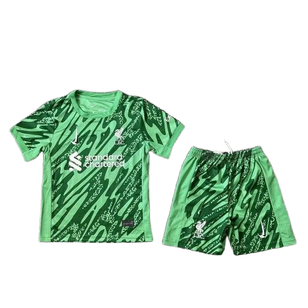 Liverpool 2024/25 Goalkeeper Green Kit [Kids]