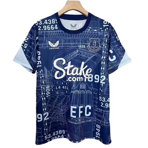 2025/26 Everton Prematch Jersey [Fan]