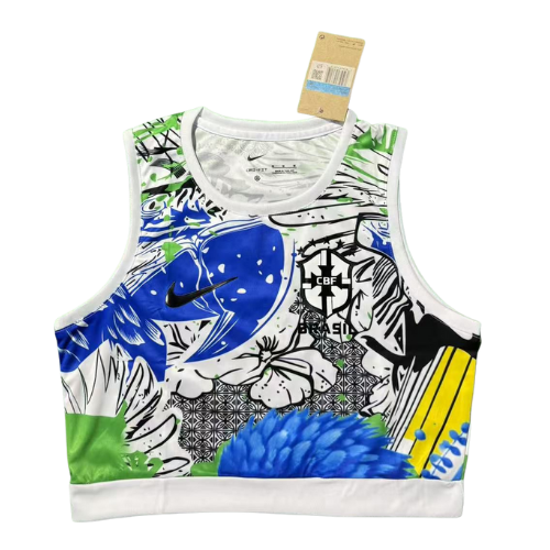 2025/26 Brazil Lake Blue Limited Edition Crop Jersey [Womens]