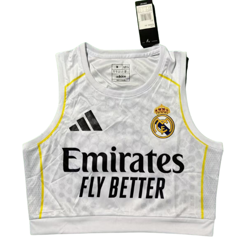 2025/26 Real Madrid Home Crop Jersey [Womens]