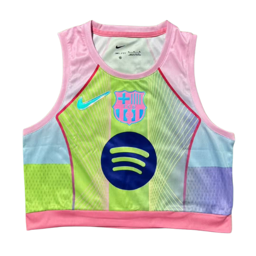 2025/26 Barcelona Limited Edition Multi-Coloured Crop Jersey [Womens]