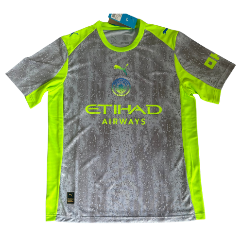 2025/26 Manchester City Limited Edition Grey/Green Jersey [Fan]