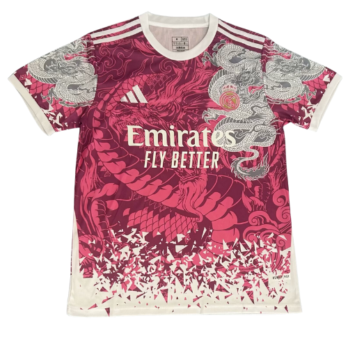 2025/26 Real Madrid Limited Edition Pink Dragon Jersey [Fan]