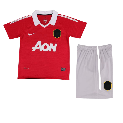 Manchester Red Army 2010-11 Retro Kit [Kids]