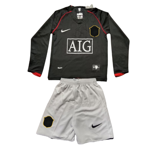 Manchester Red Army 2007-08 LS Retro Kit [Kids]