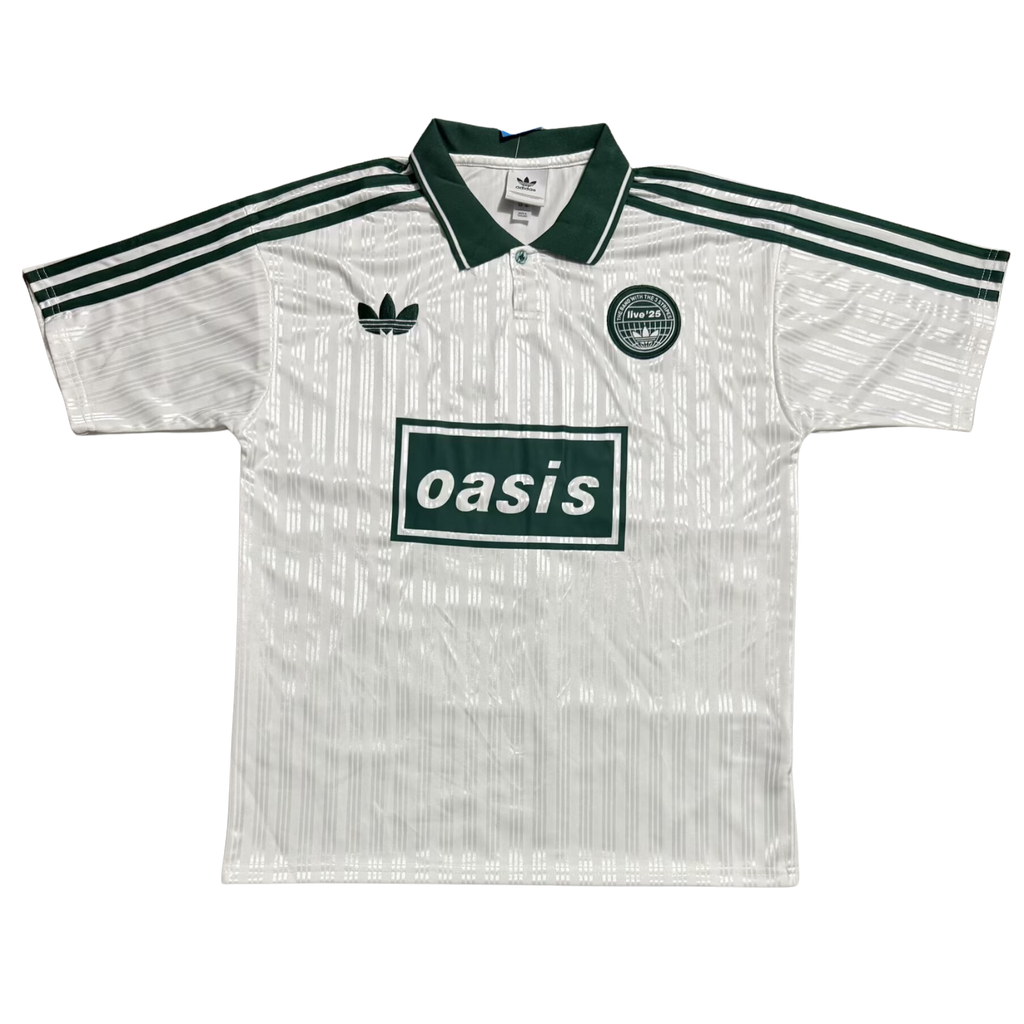 Adidas Original x Oasis White/Green Jersey [Fan]